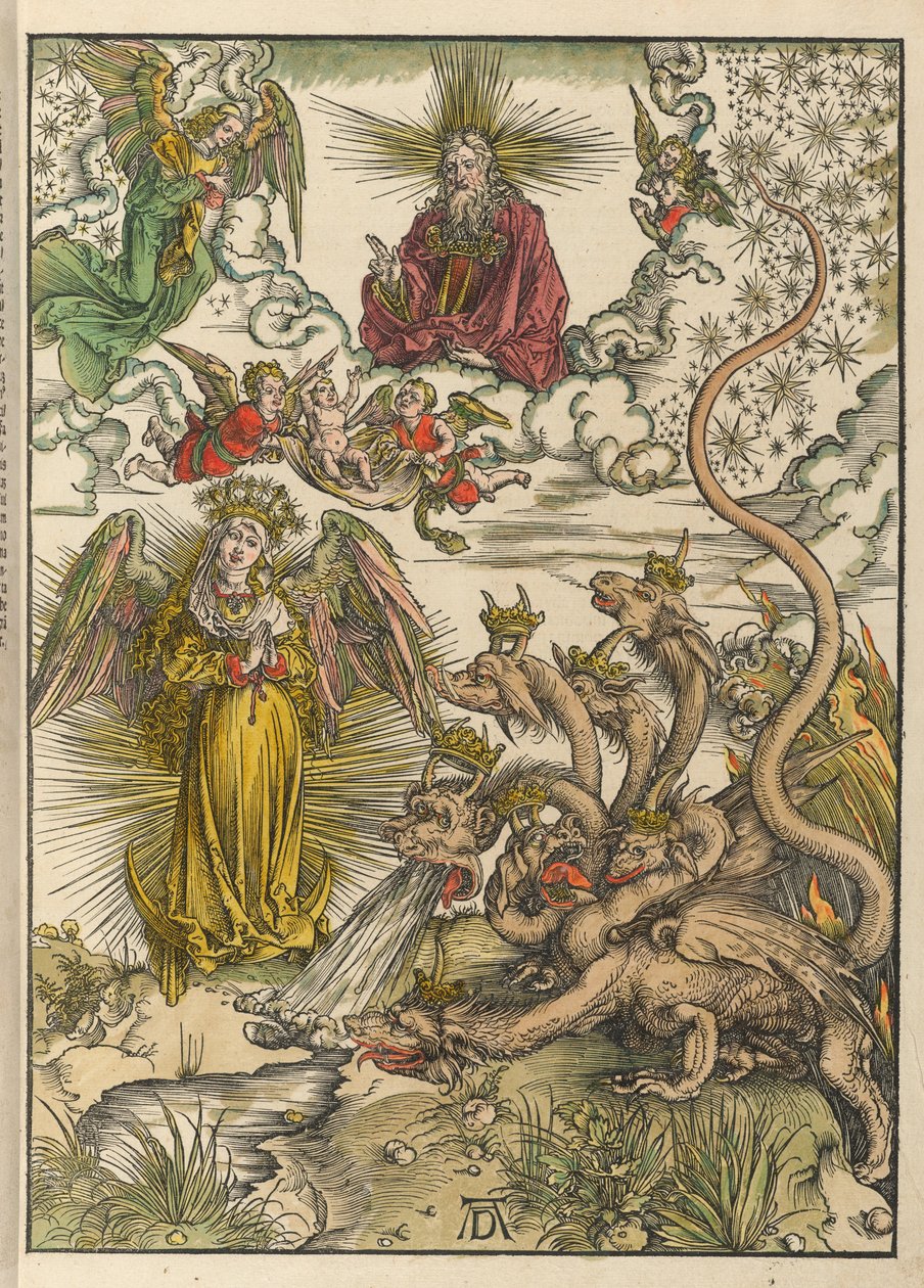 Den apokalyptiske kvinde af Albrecht Dürer