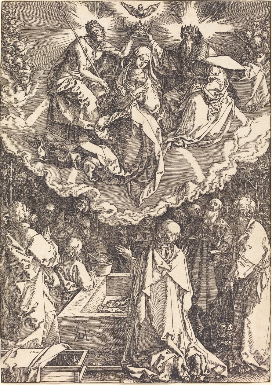 Jomfruens antagelse og kroning af Albrecht Dürer