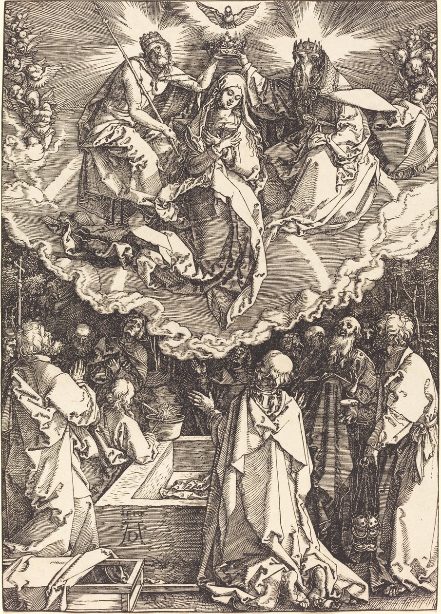 Jomfruens antagelse og kroning af Albrecht Dürer