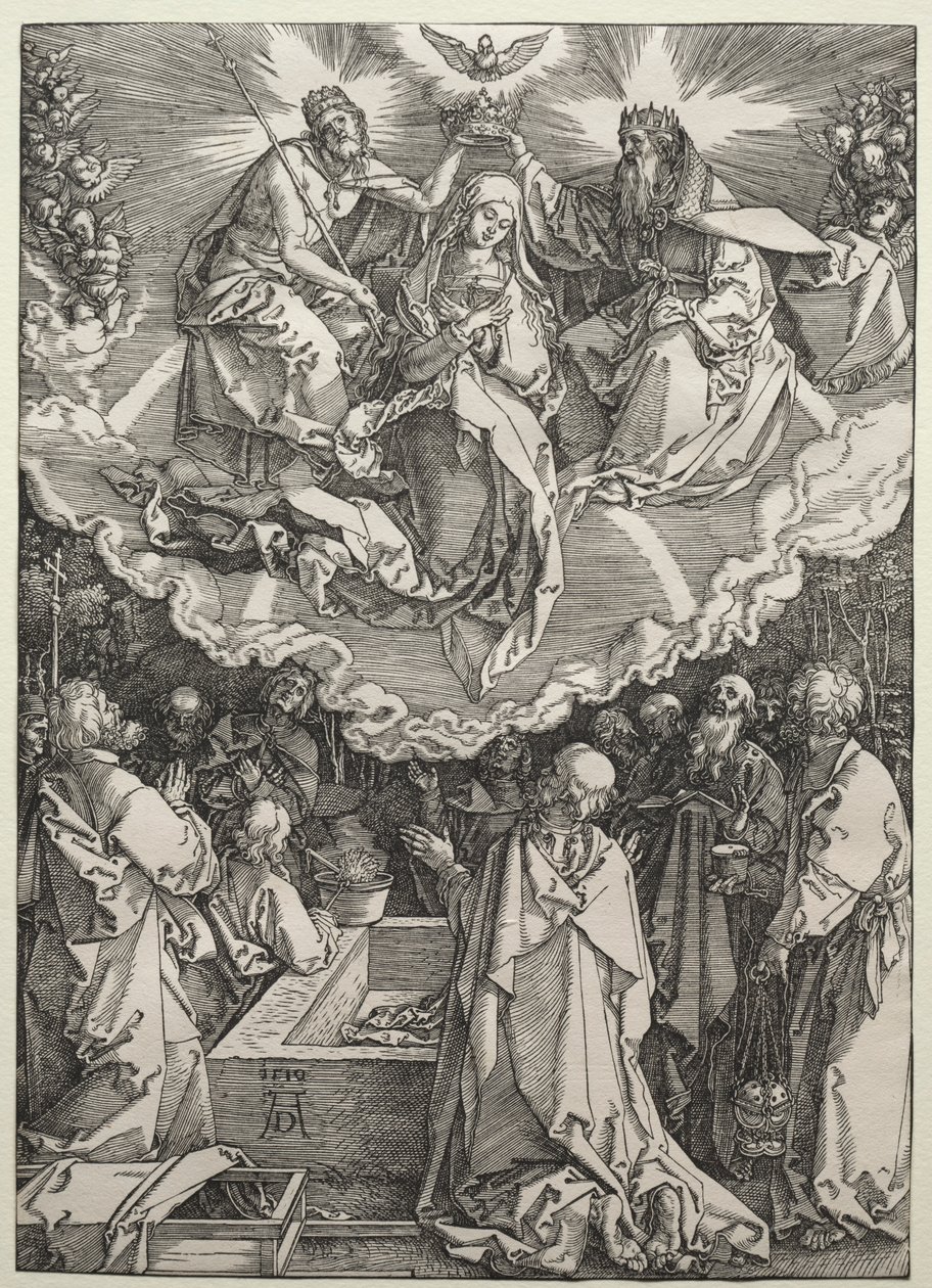 Jomfruens antagelse og kroning, 1510. af Albrecht Dürer