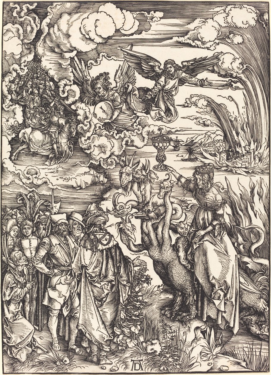 Den babylonske hore af Albrecht Dürer