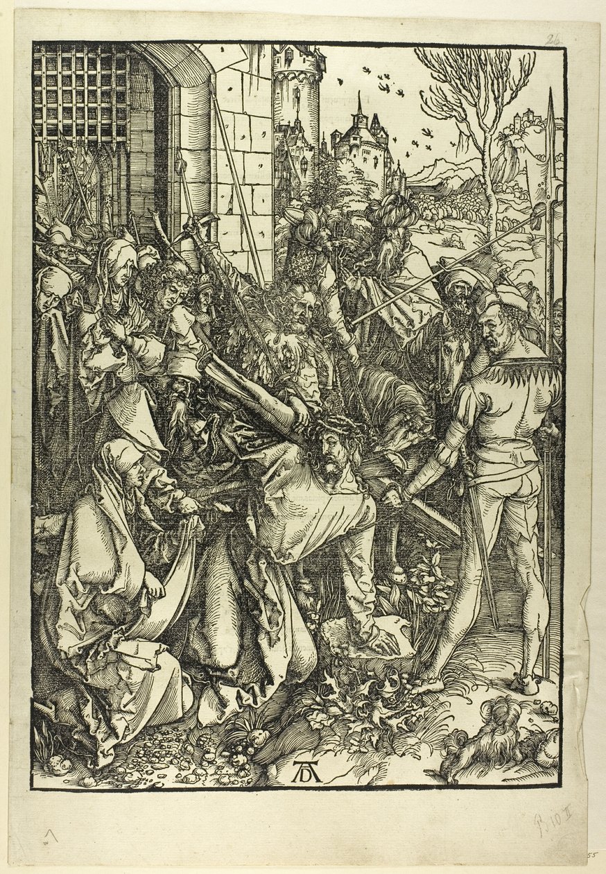 The Bearing of the Cross, fra The Large Passion af Albrecht Dürer