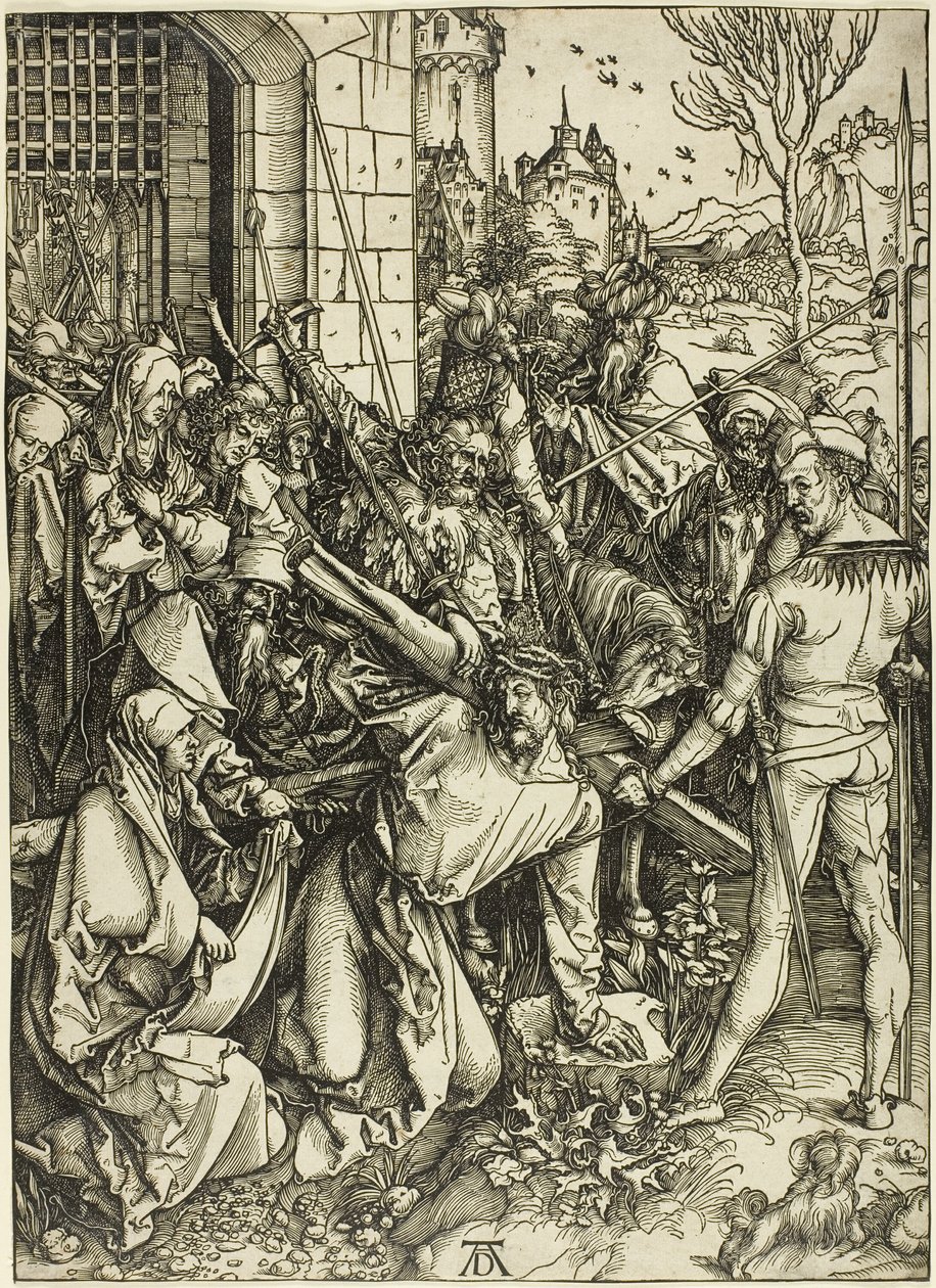 The Bearing of the Cross, fra The Large Passion af Albrecht Dürer