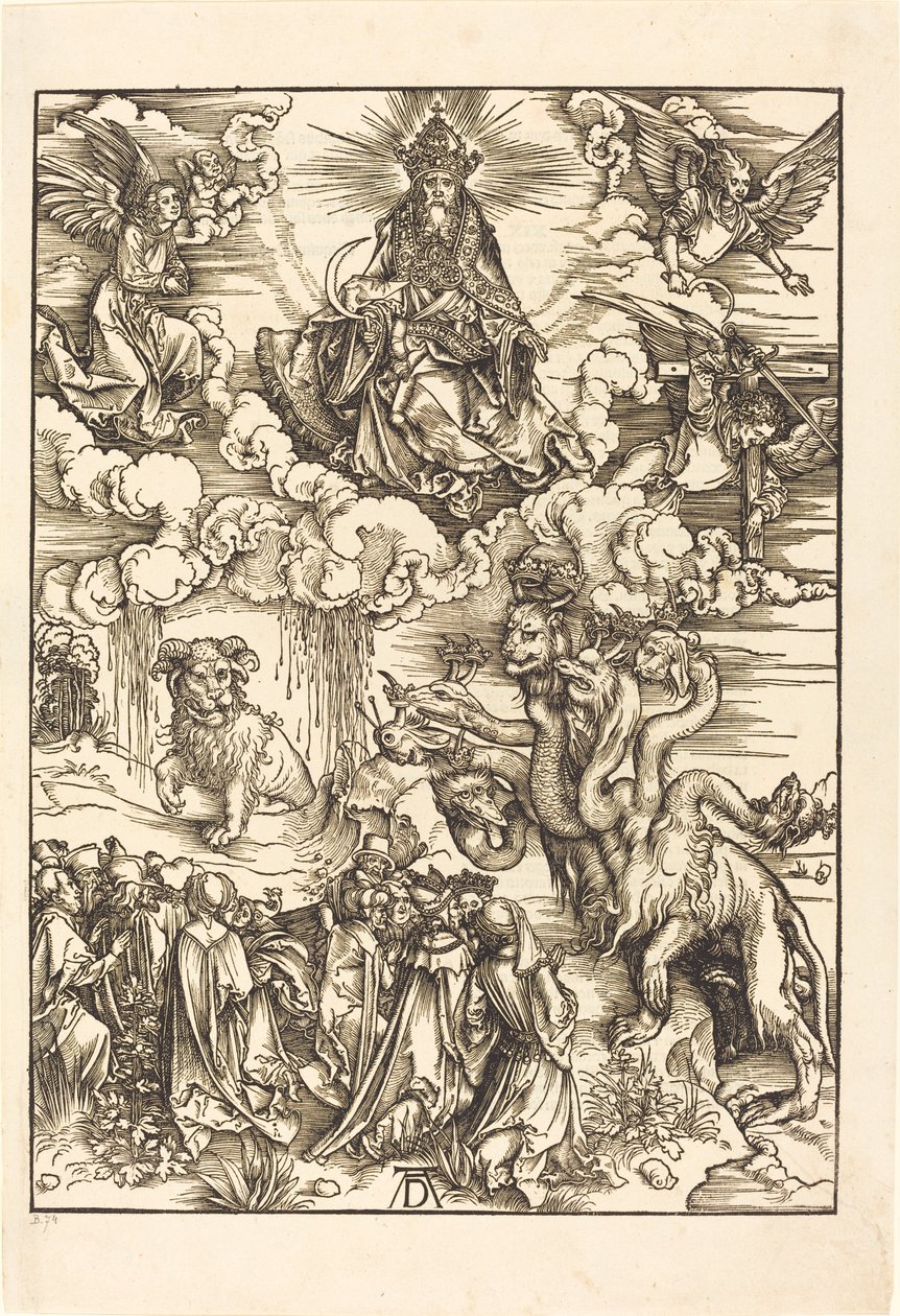 Udyret med to horn som et lam af Albrecht Dürer