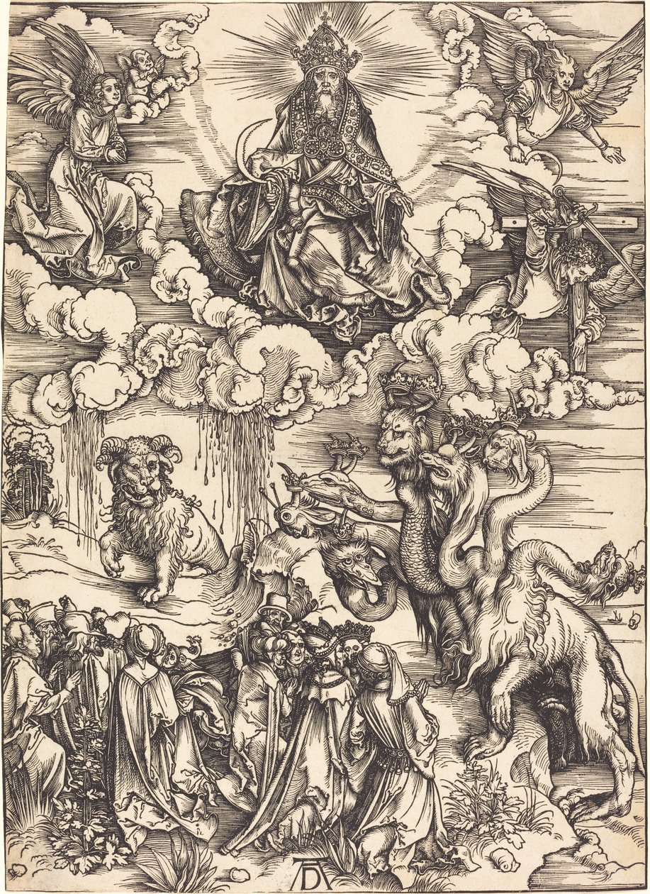 Udyret med to horn som et lam af Albrecht Dürer