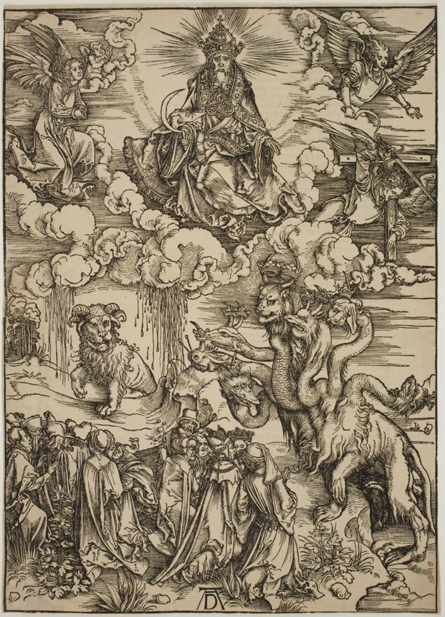 Udyret med to horn som et lam af Albrecht Dürer
