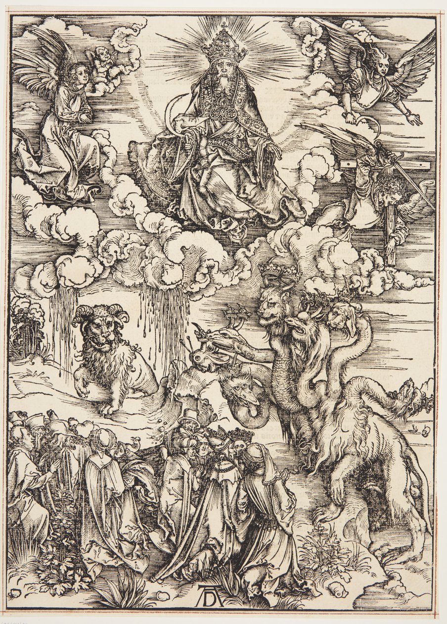 Udyret med to horn som et lam af Albrecht Dürer