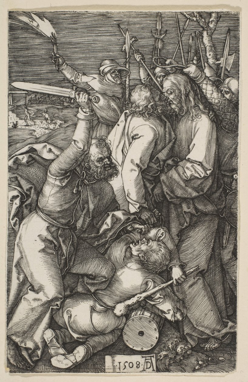 The Betrayal of Christ, fra The Passion, 1508. af Albrecht Dürer