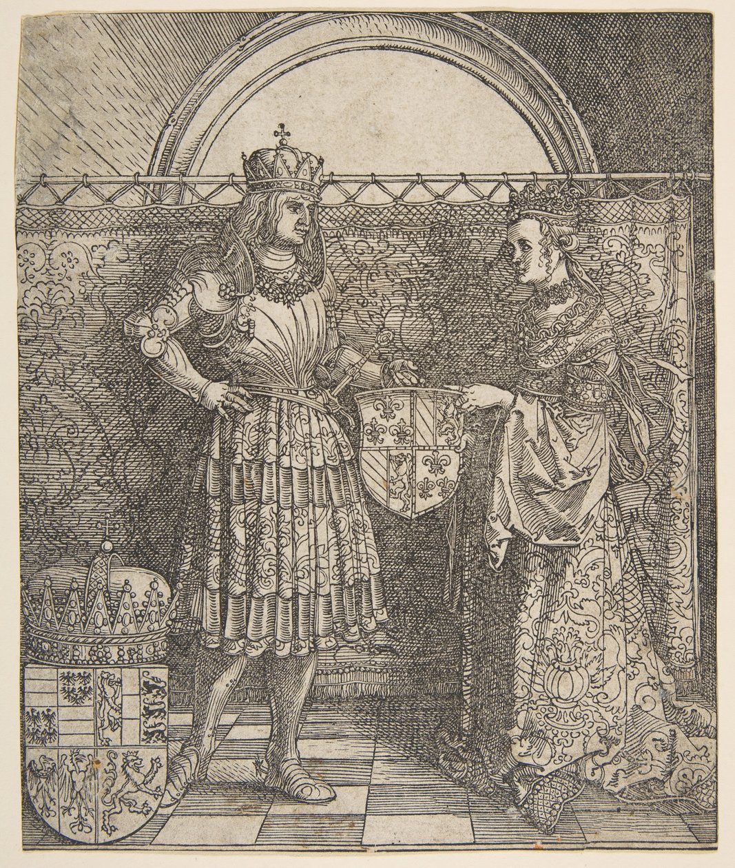 Trolovelsen af Maria af Bourgogne fra kejser Maximilian I