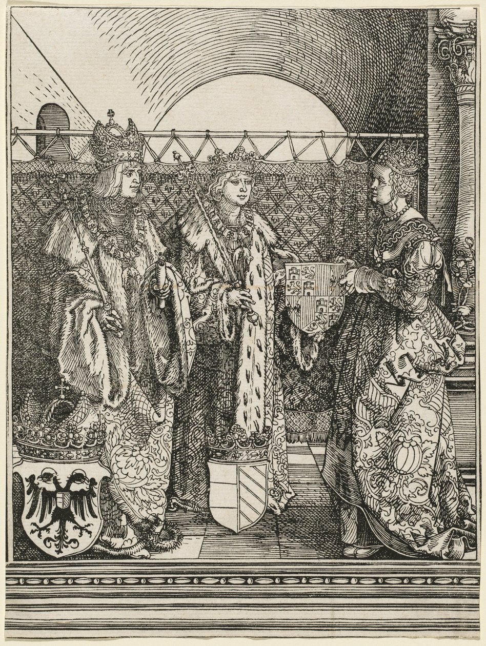 Filip den Smukkes forlovelse med Johanne af Kastilien af Albrecht Dürer