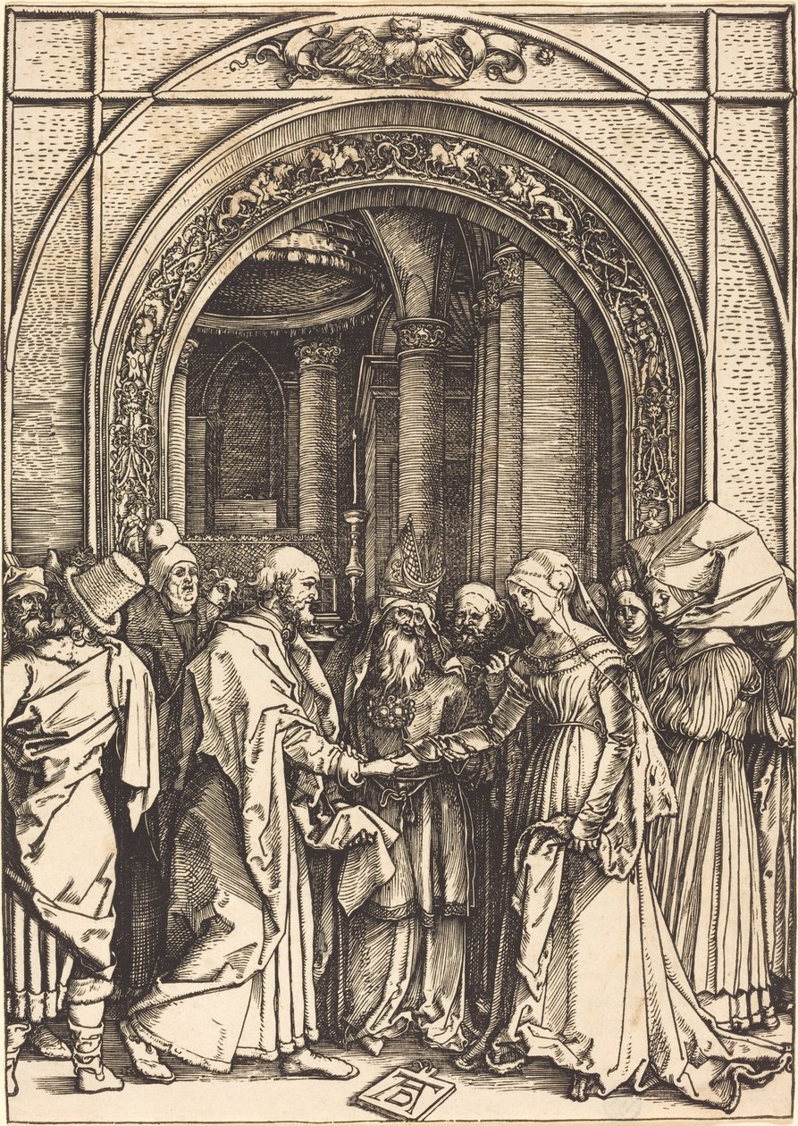 Jomfruens trolovelse af Albrecht Dürer