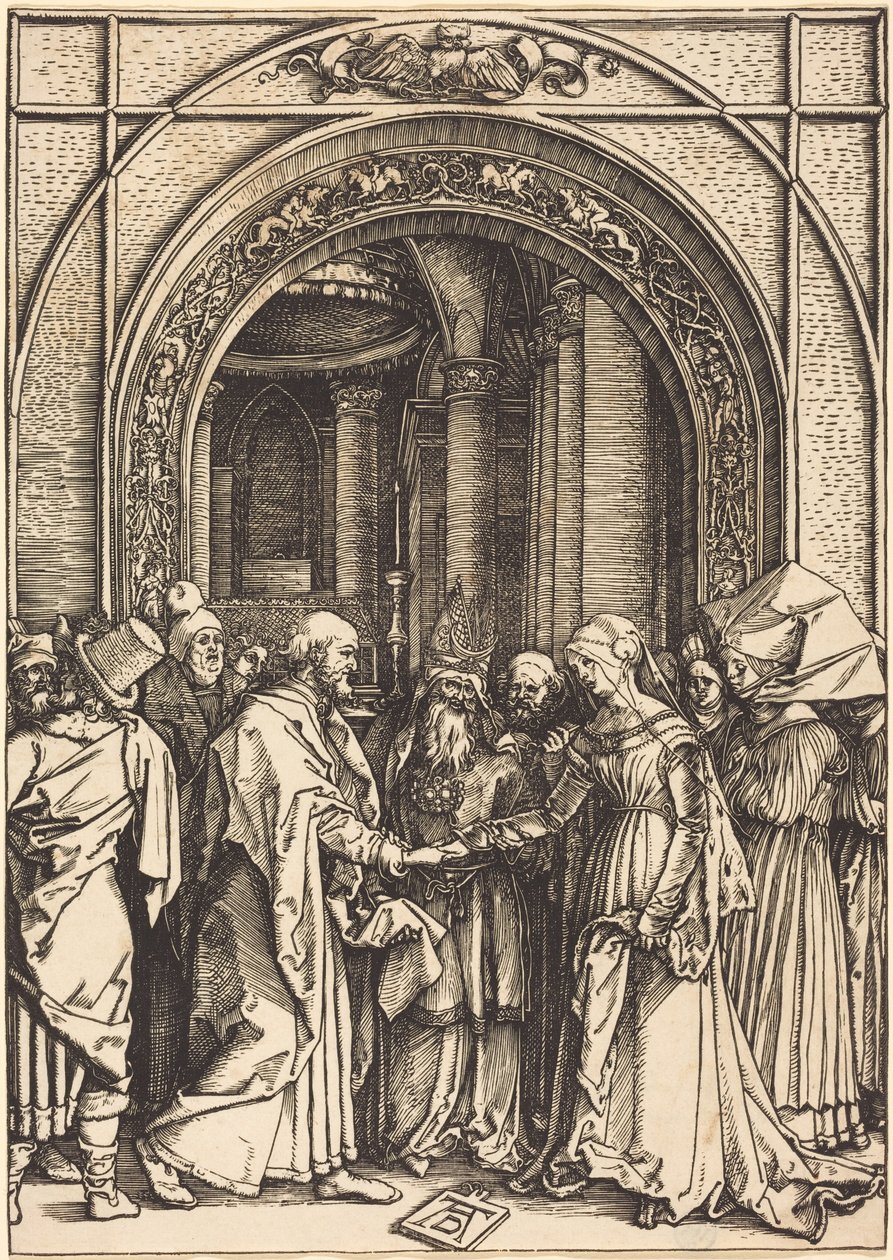 Jomfru Marias forlovelse af Albrecht Dürer