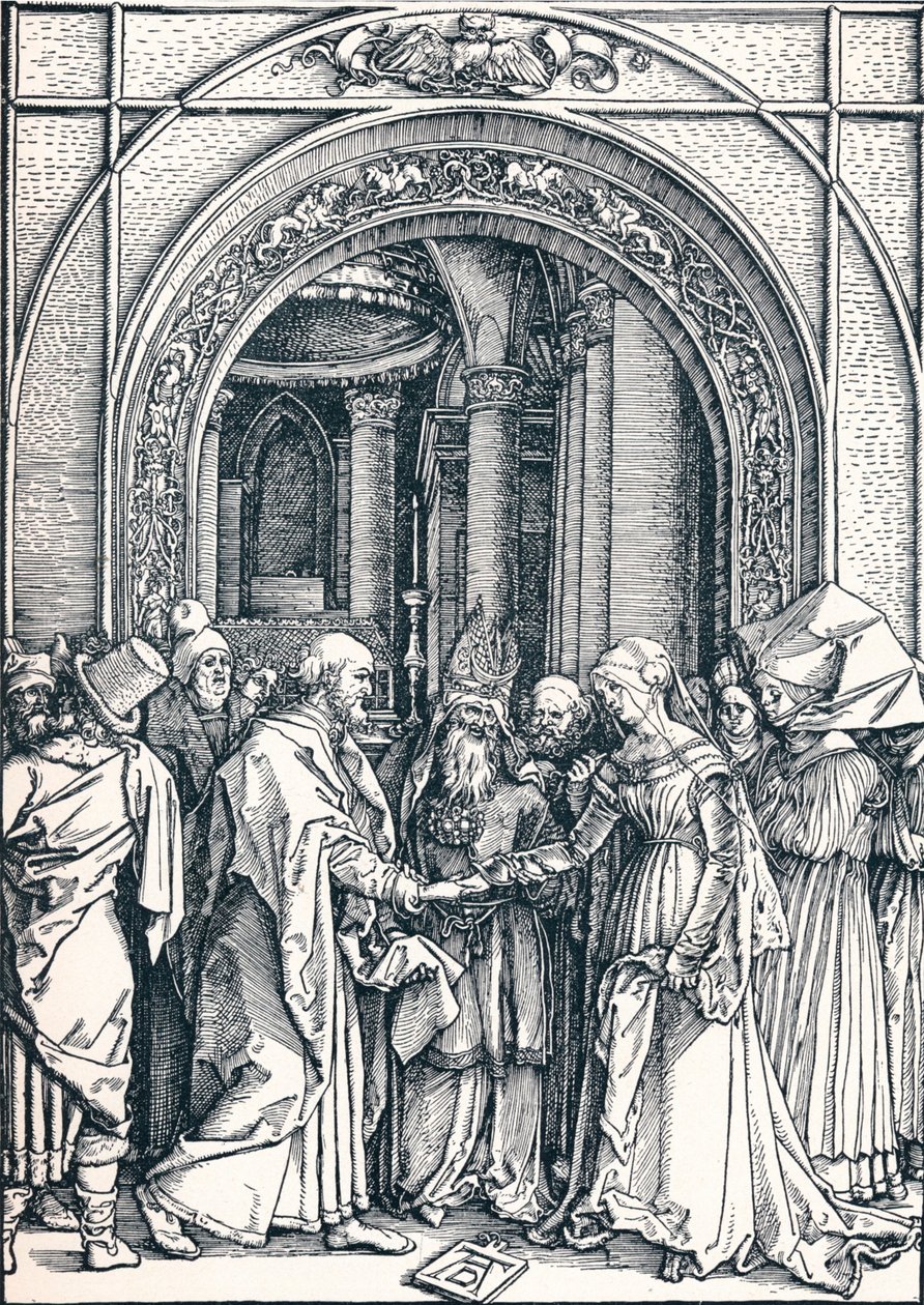 Jomfruens trolovelse, 1506 1906. af Albrecht Dürer