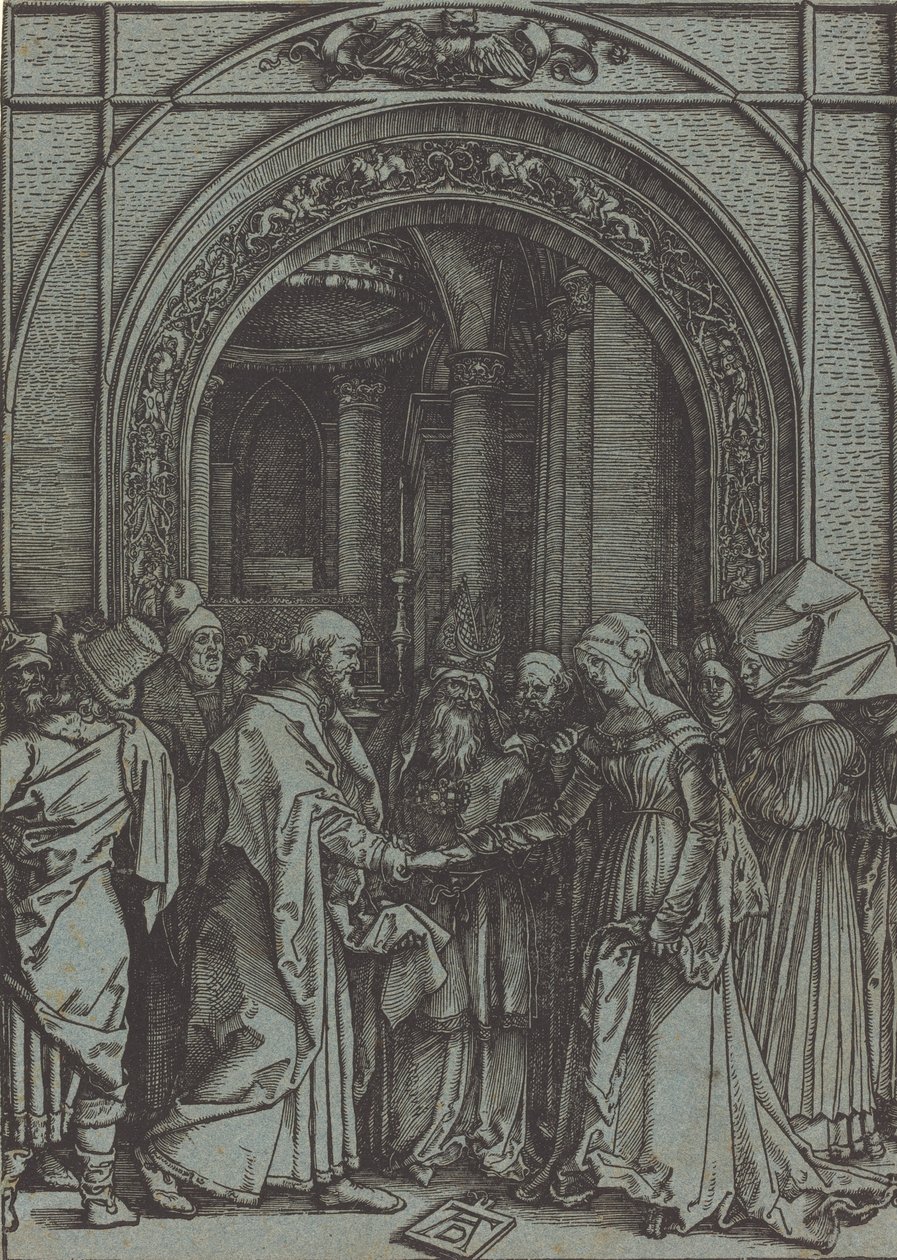 Jomfruens trolovelse, c.1504-1505 trykt 1560