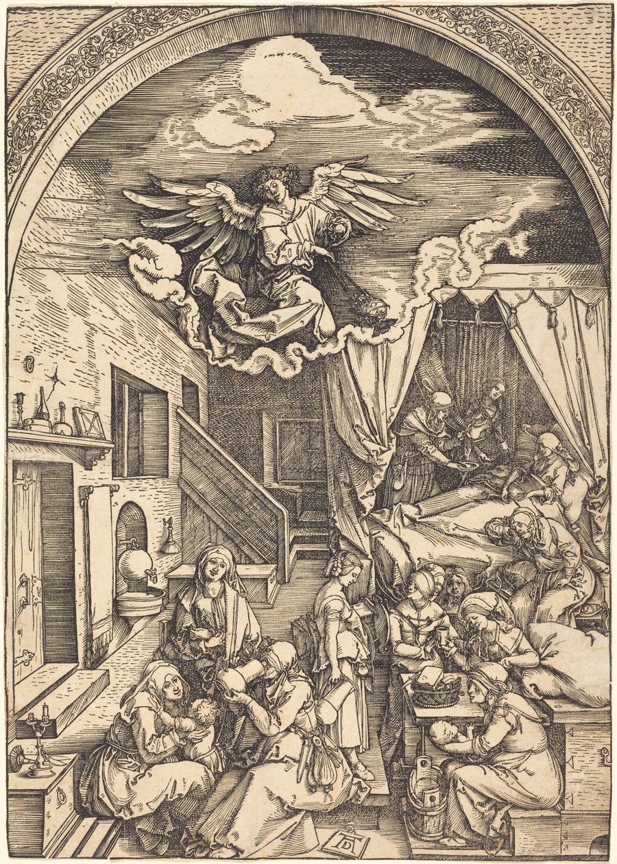 Jomfru Marias fødsel af Albrecht Dürer