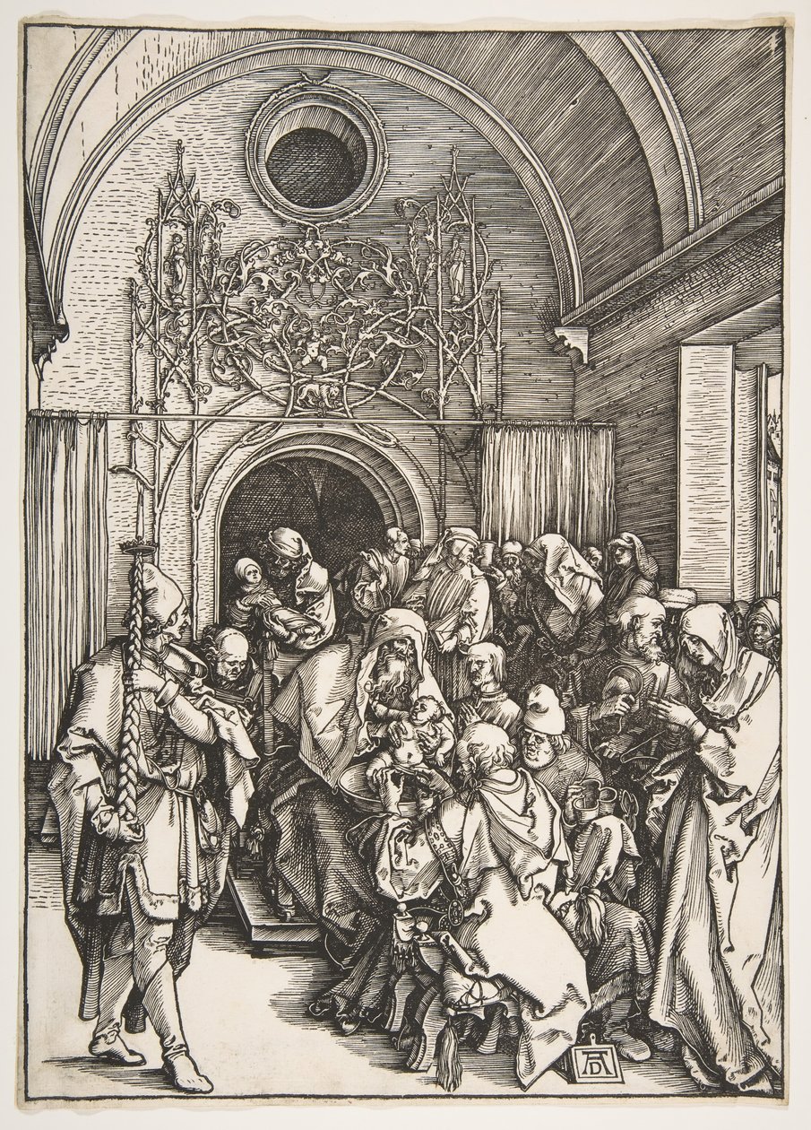 Omskæringen, fra Jomfruens liv.n.d. af Albrecht Dürer
