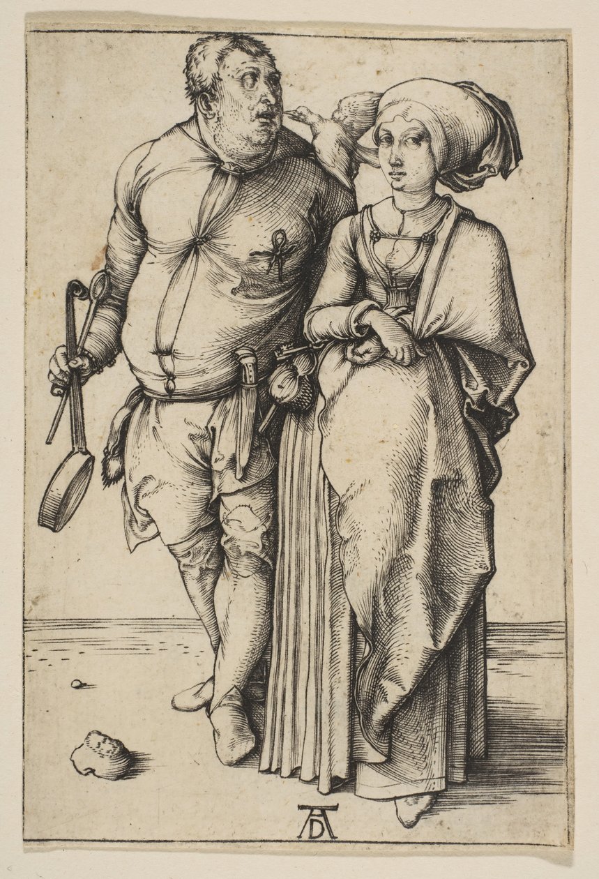 Kokken og hans kone, ca. 1496. af Albrecht Dürer
