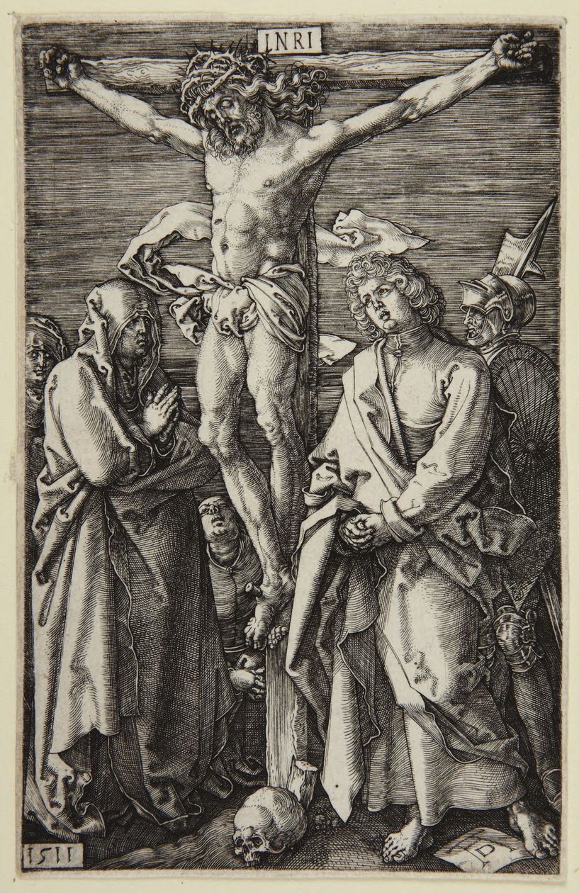 Korsfæstelsen (serie med den graverede passion) af Albrecht Dürer