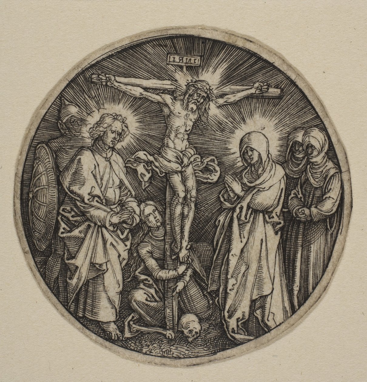 Korsfæstelsen (rund) af Albrecht Dürer