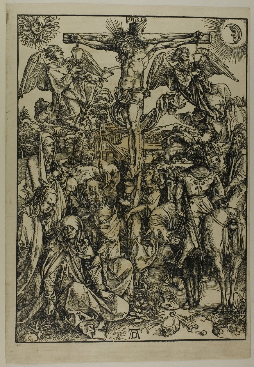 Korsfæstelsen, fra Den Store Passion af Albrecht Dürer