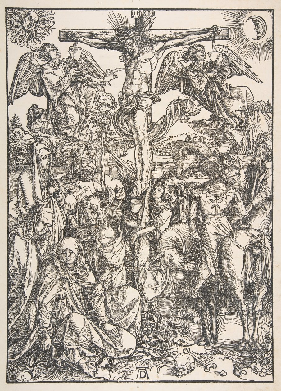 Korsfæstelsen, fra Den Store Passion.n.d. af Albrecht Dürer