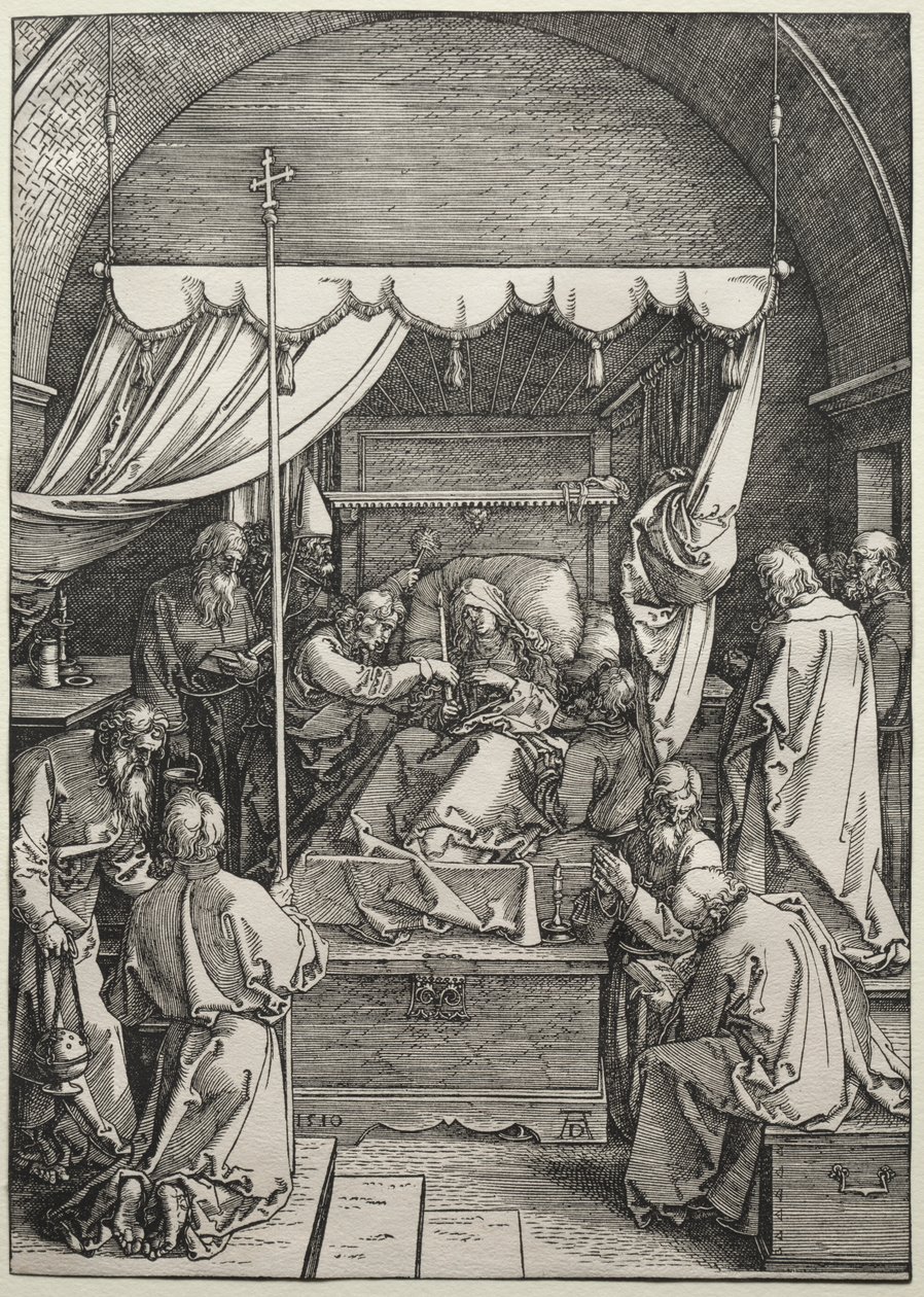 Jomfruens død, 1510. af Albrecht Dürer