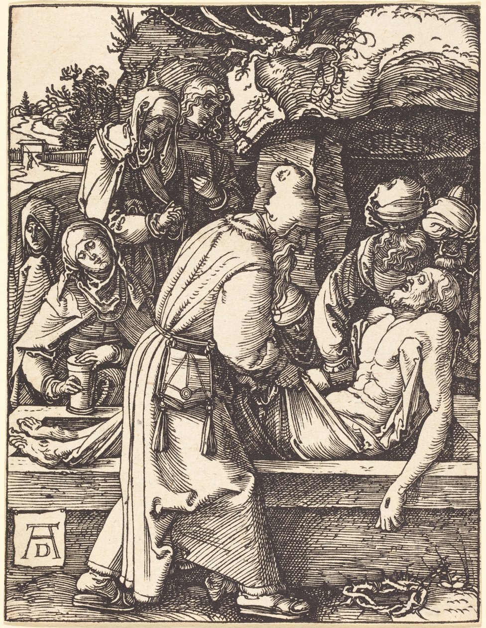 Nedtagelsen fra korset af Albrecht Dürer