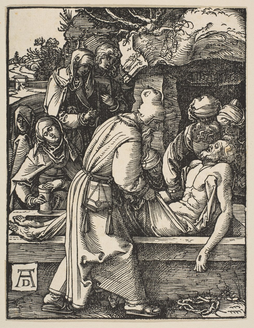 »Deposition«, fra »The Small Passion« af Albrecht Dürer