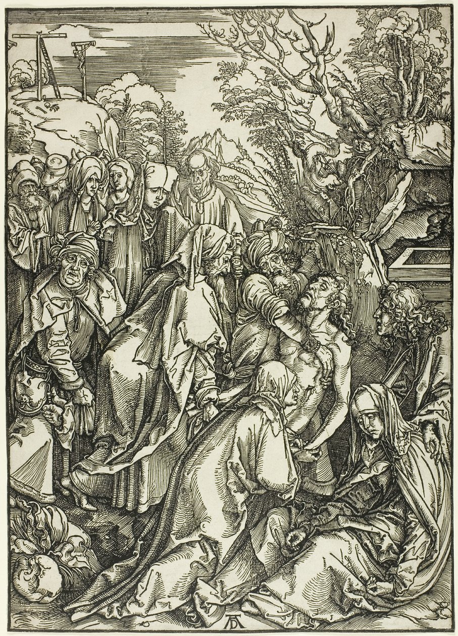 Kristi aflejring, fra Den store lidenskab af Albrecht Dürer