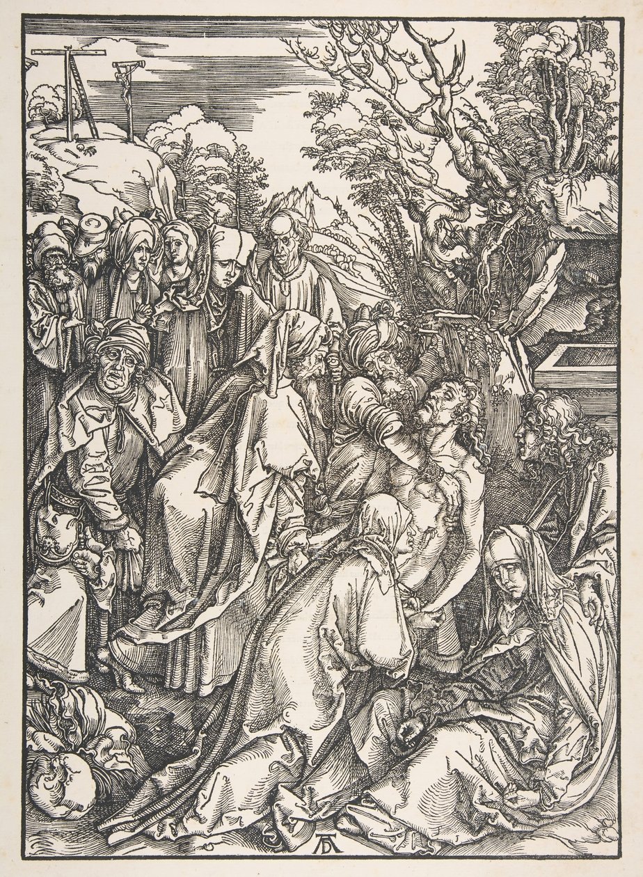 The Deposition of Christ, from The Large Passion.n.d. af Albrecht Dürer
