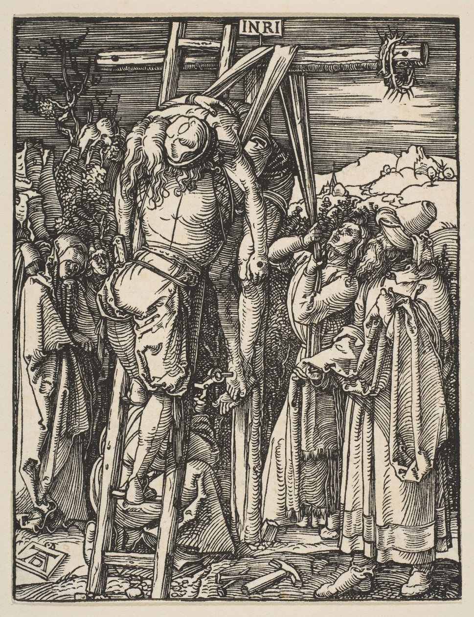 Nedstigningen fra korset, fra Den Lille Passion, ca. 1509. af Albrecht Dürer