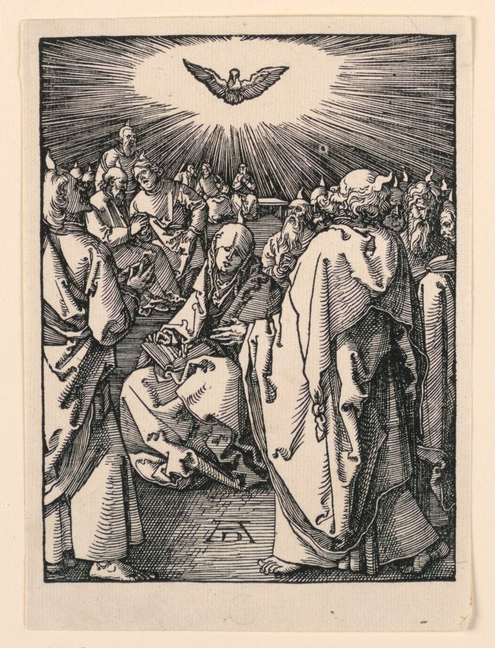 Helligåndens nedstigning (Pinsen), fra The Little Passion Series af Albrecht Dürer