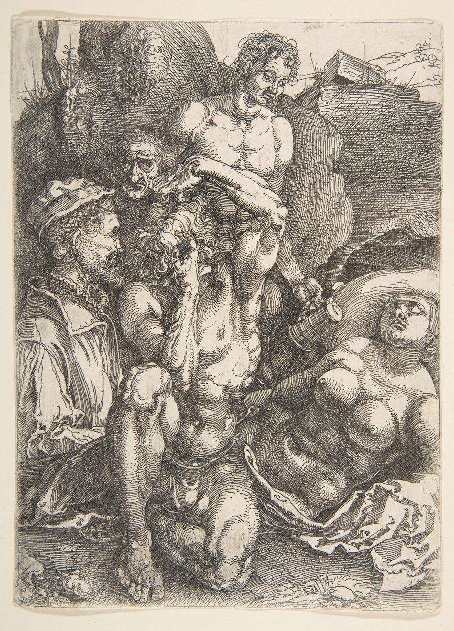 Den desperate mand, ca. 1515. af Albrecht Dürer