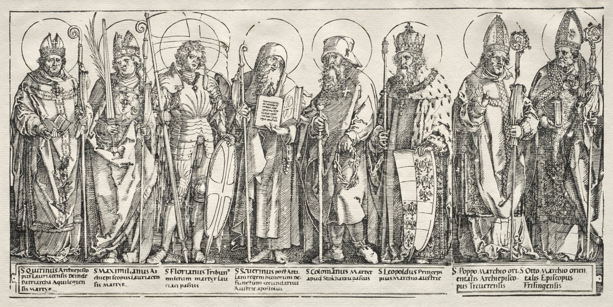 De otte hellige i Østrig af Albrecht Dürer