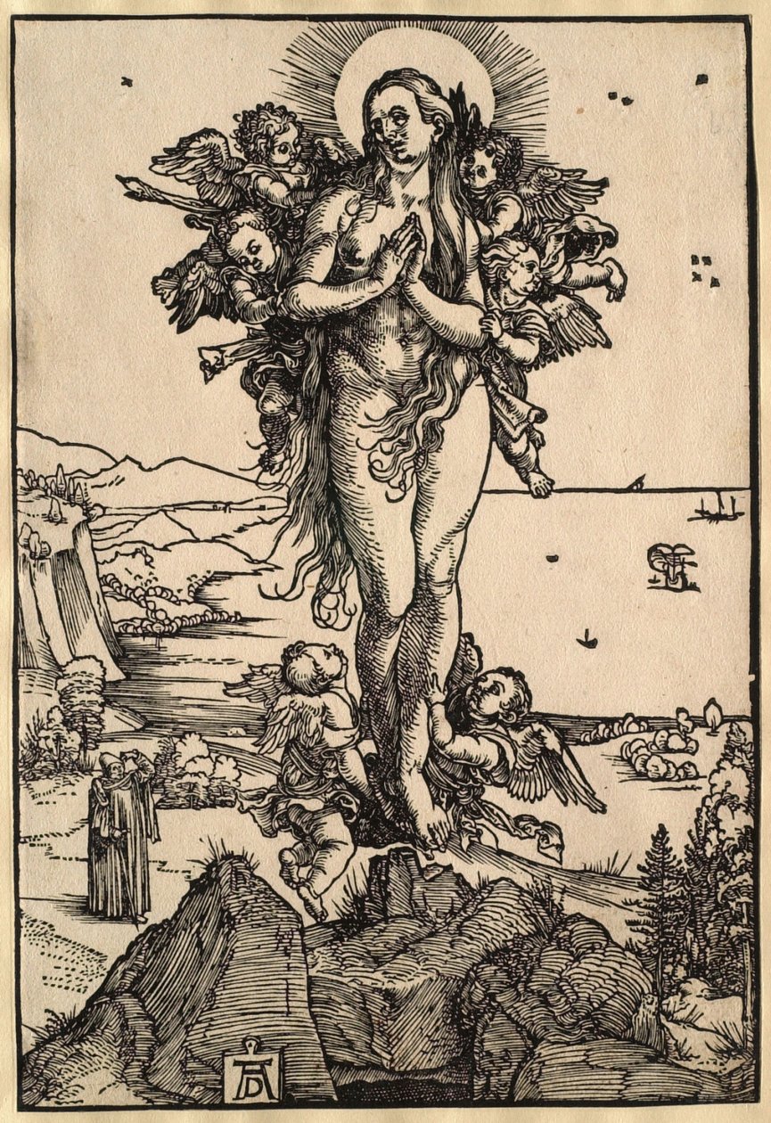 Den hellige Maria Magdalenes himmelfart af Albrecht Dürer