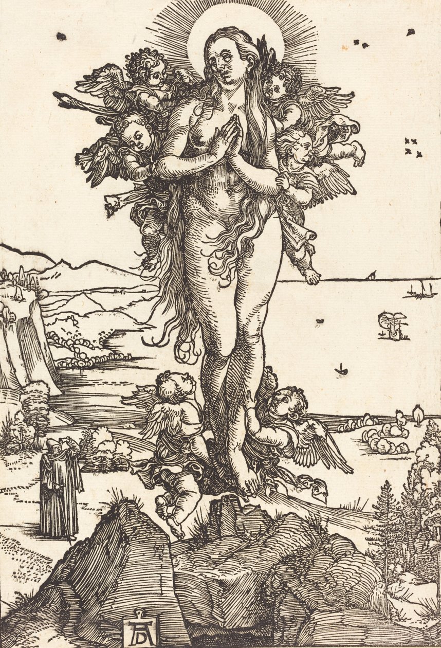 Sankt Maria Magdalenes ophøjelse, ca. 15041505. af Albrecht Dürer