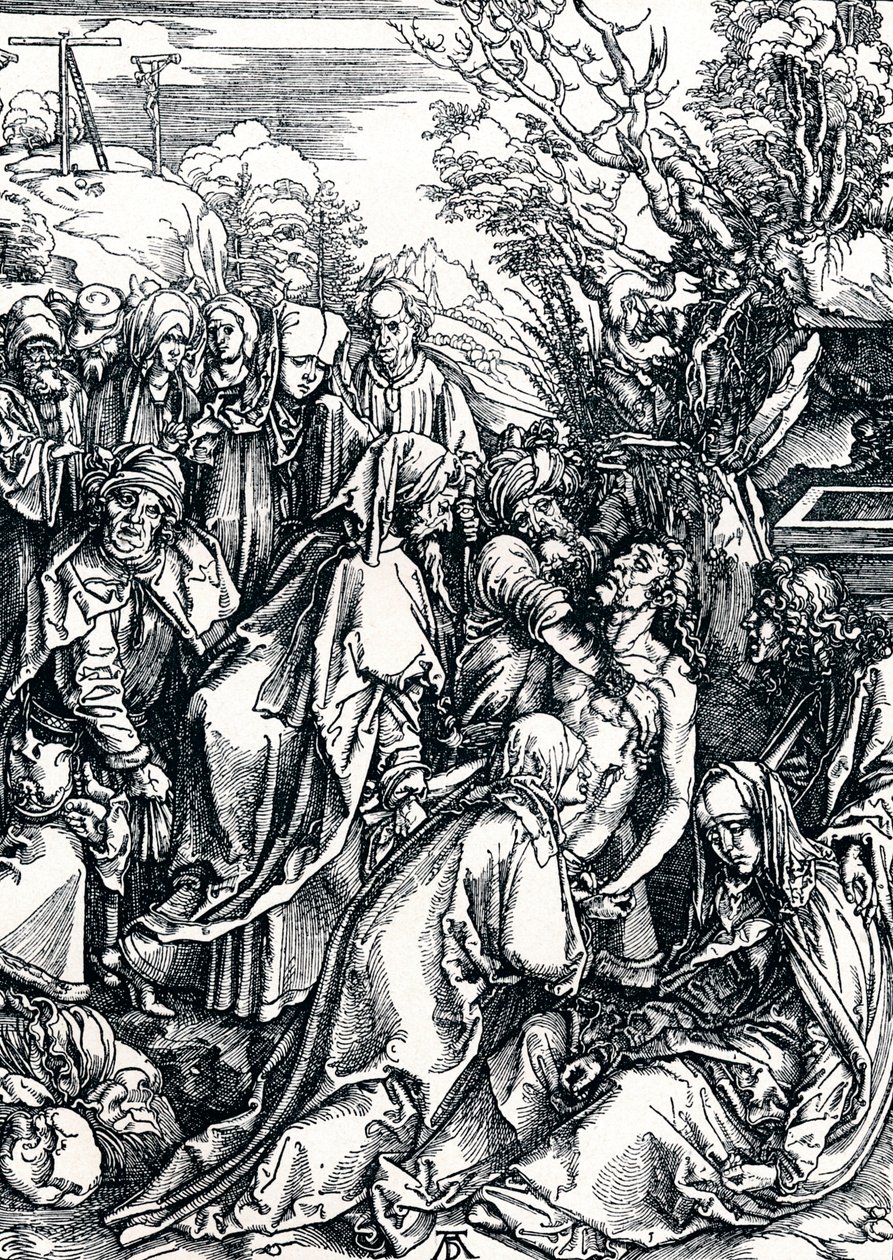 Begravelsen, 1498 1906 af Albrecht Dürer