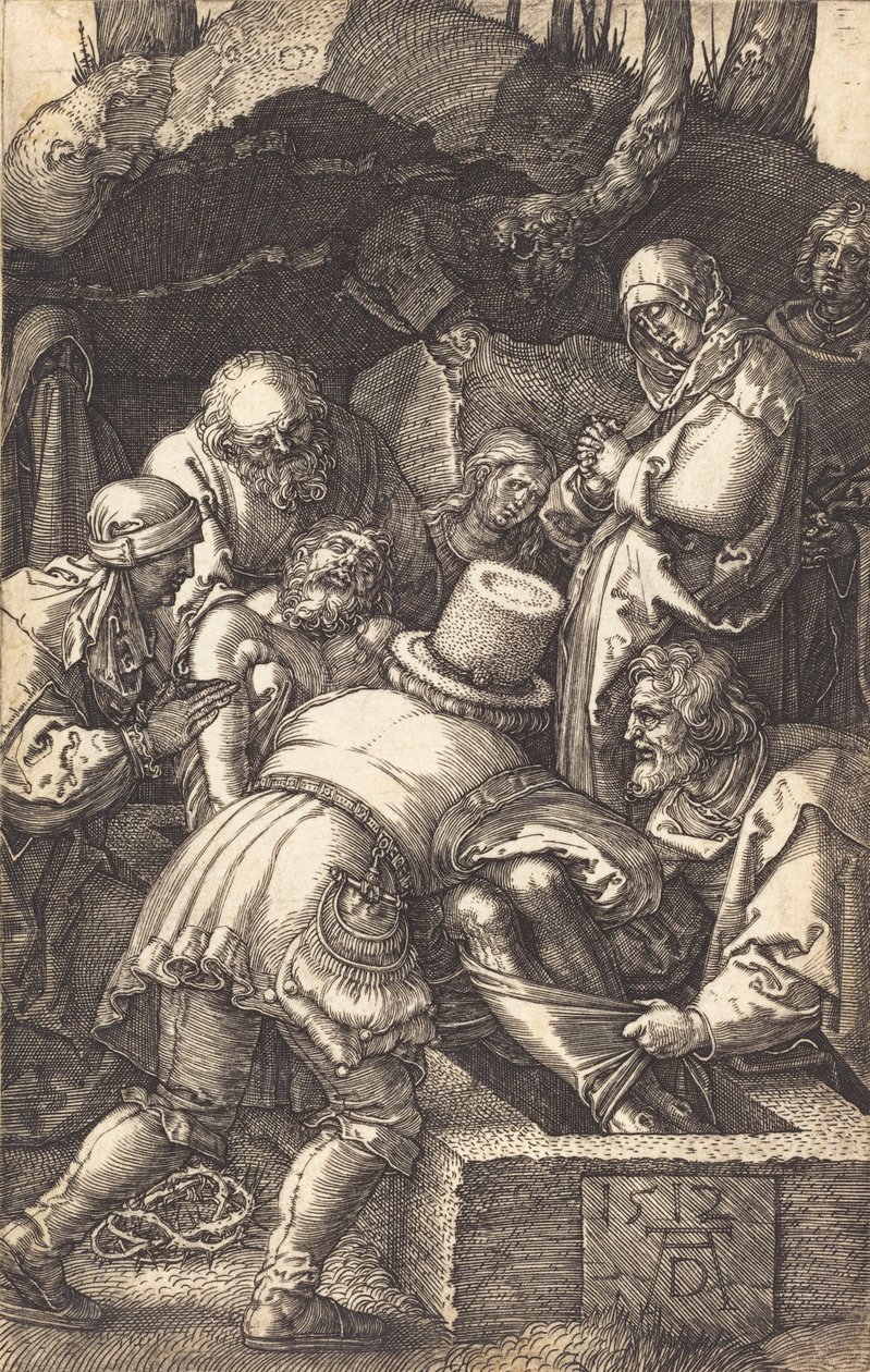 Begravelsen, 1512. af Albrecht Dürer
