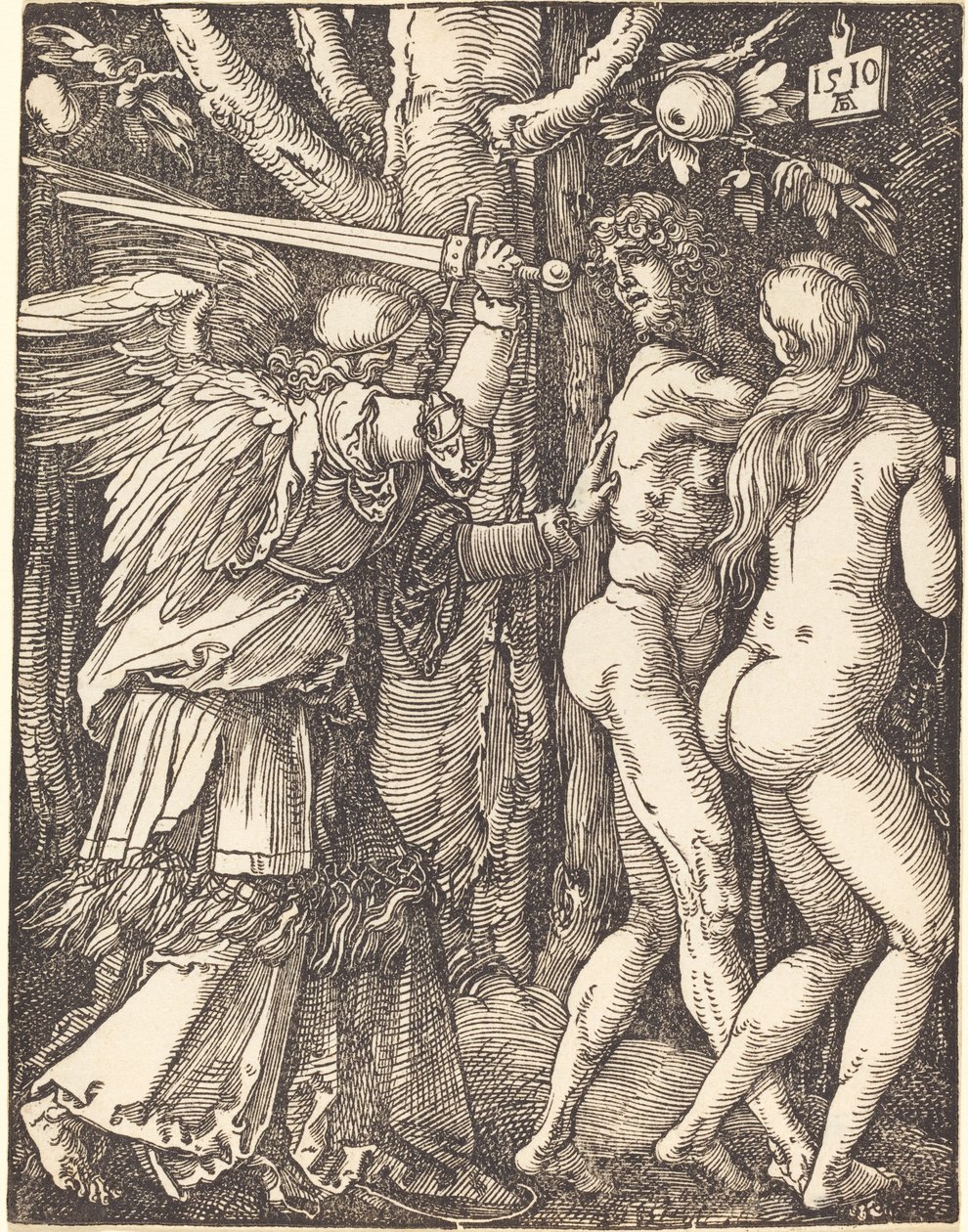 Uddrivelsen fra Paradis af Albrecht Dürer