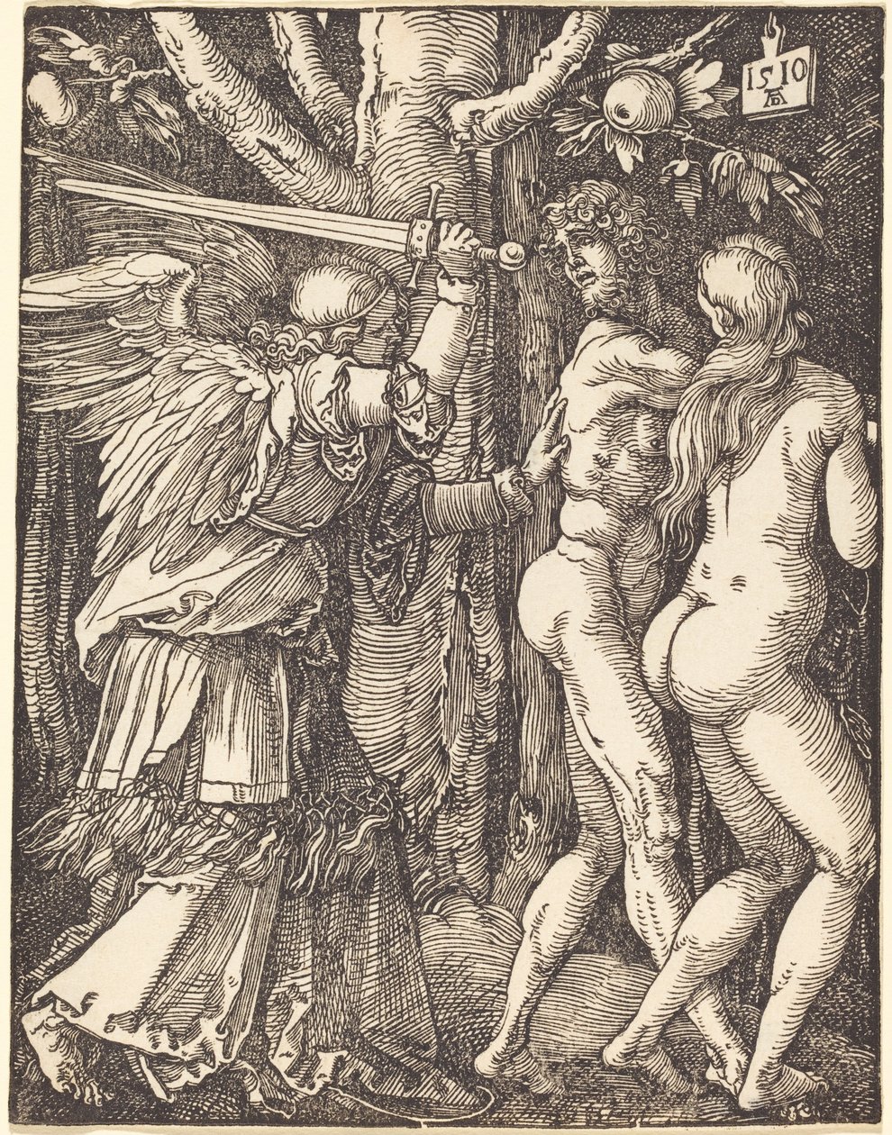 Uddrivelsen fra Paradiset af Albrecht Dürer