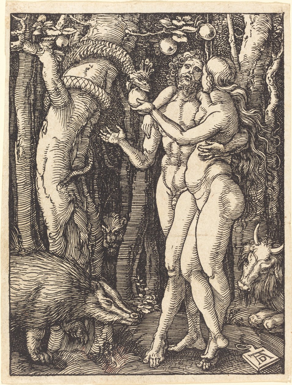 Menneskets Fald af Albrecht Dürer