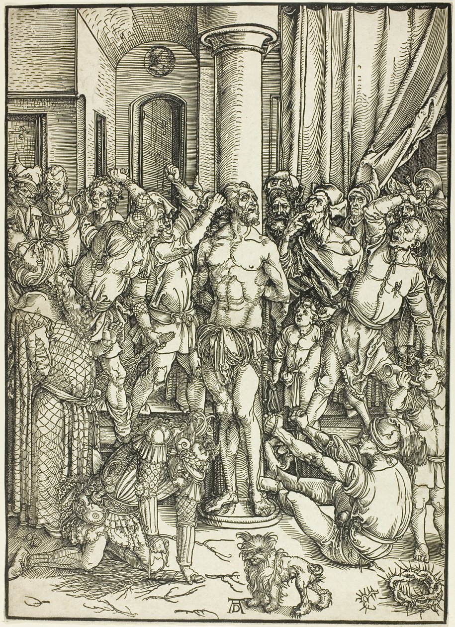 Flagelationen, fra Den Store Passion af Albrecht Dürer
