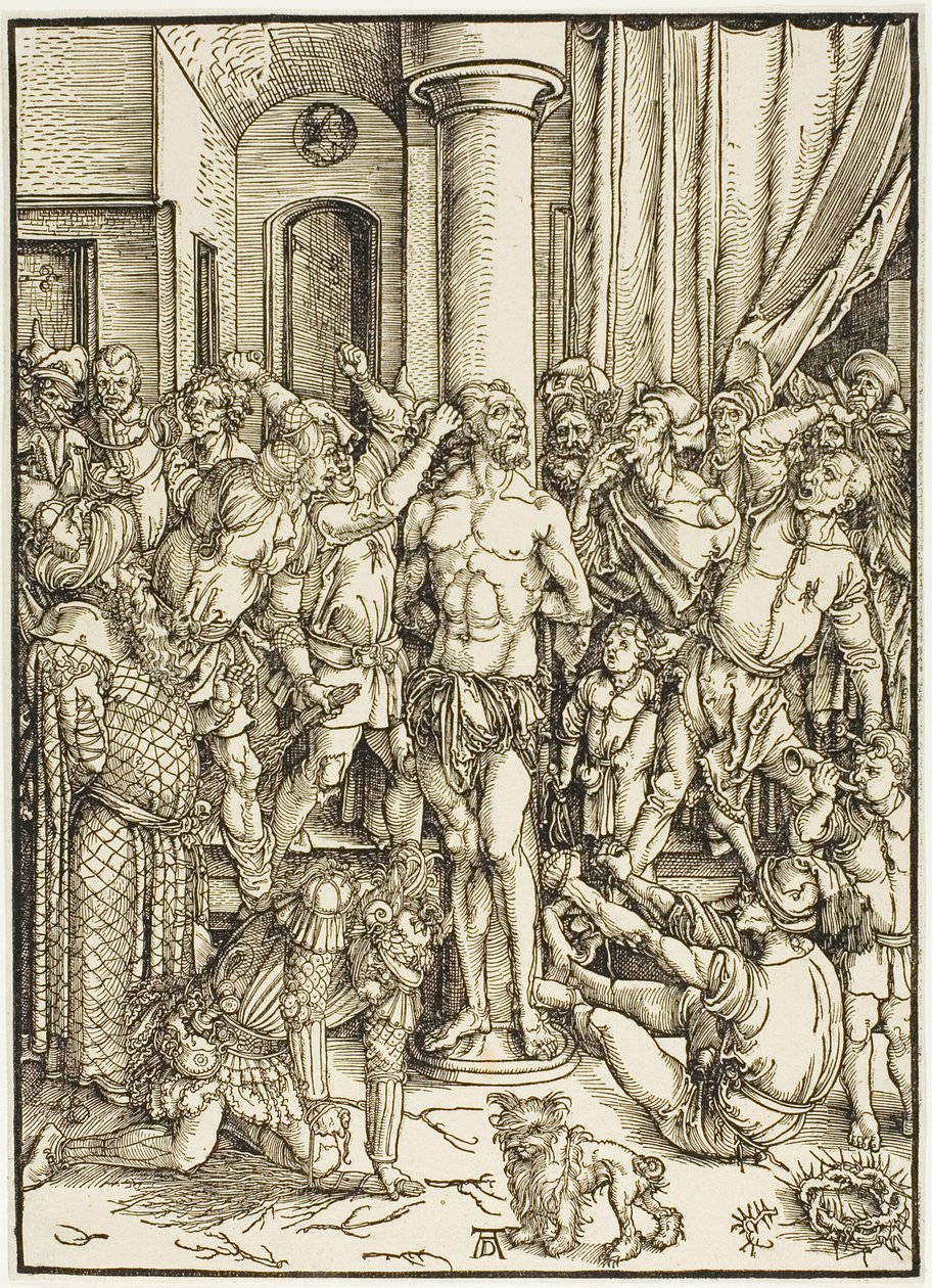 Flagelationen, fra Den Store Passion af Albrecht Dürer