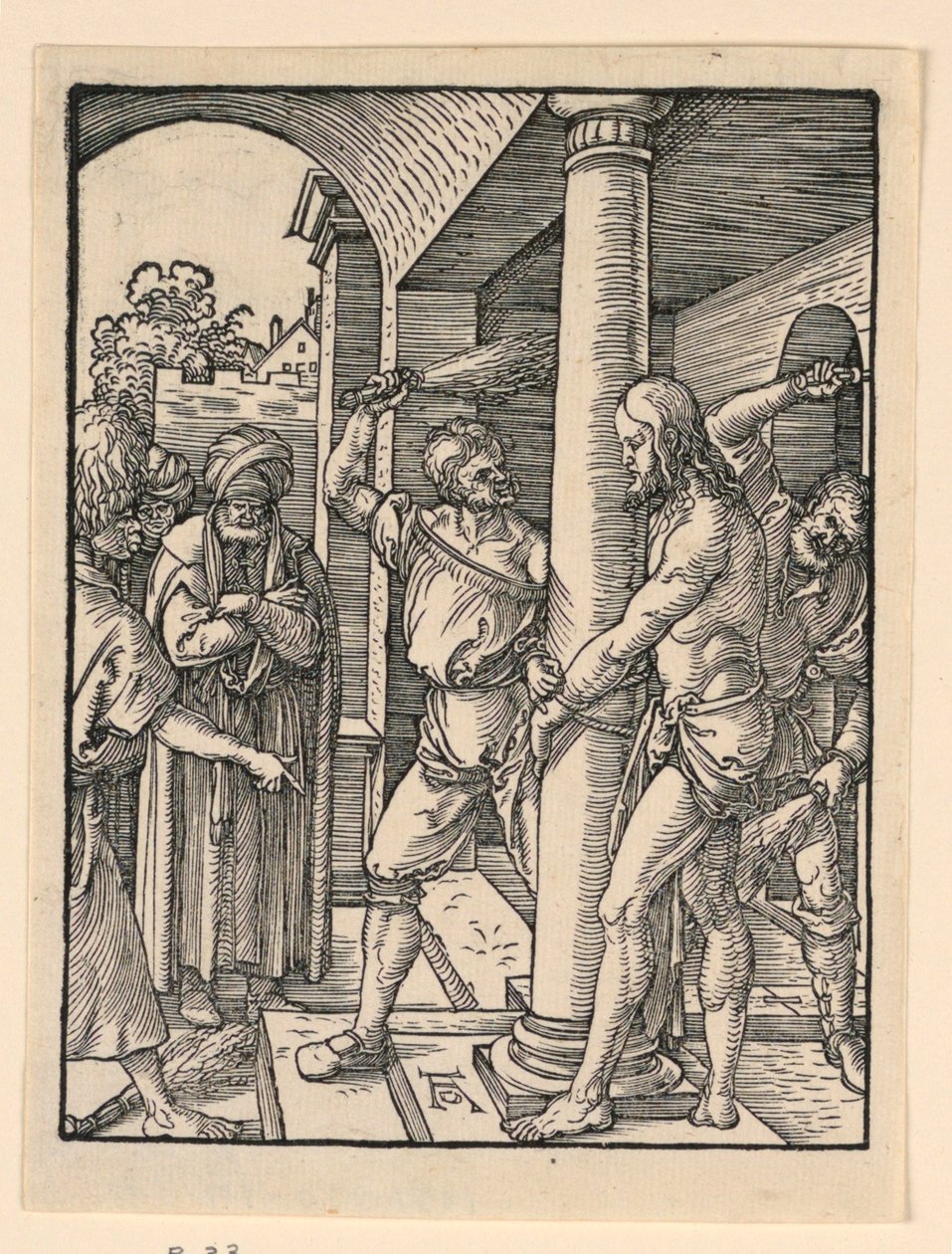 The Flagelation, fra The Little Passion Series af Albrecht Dürer
