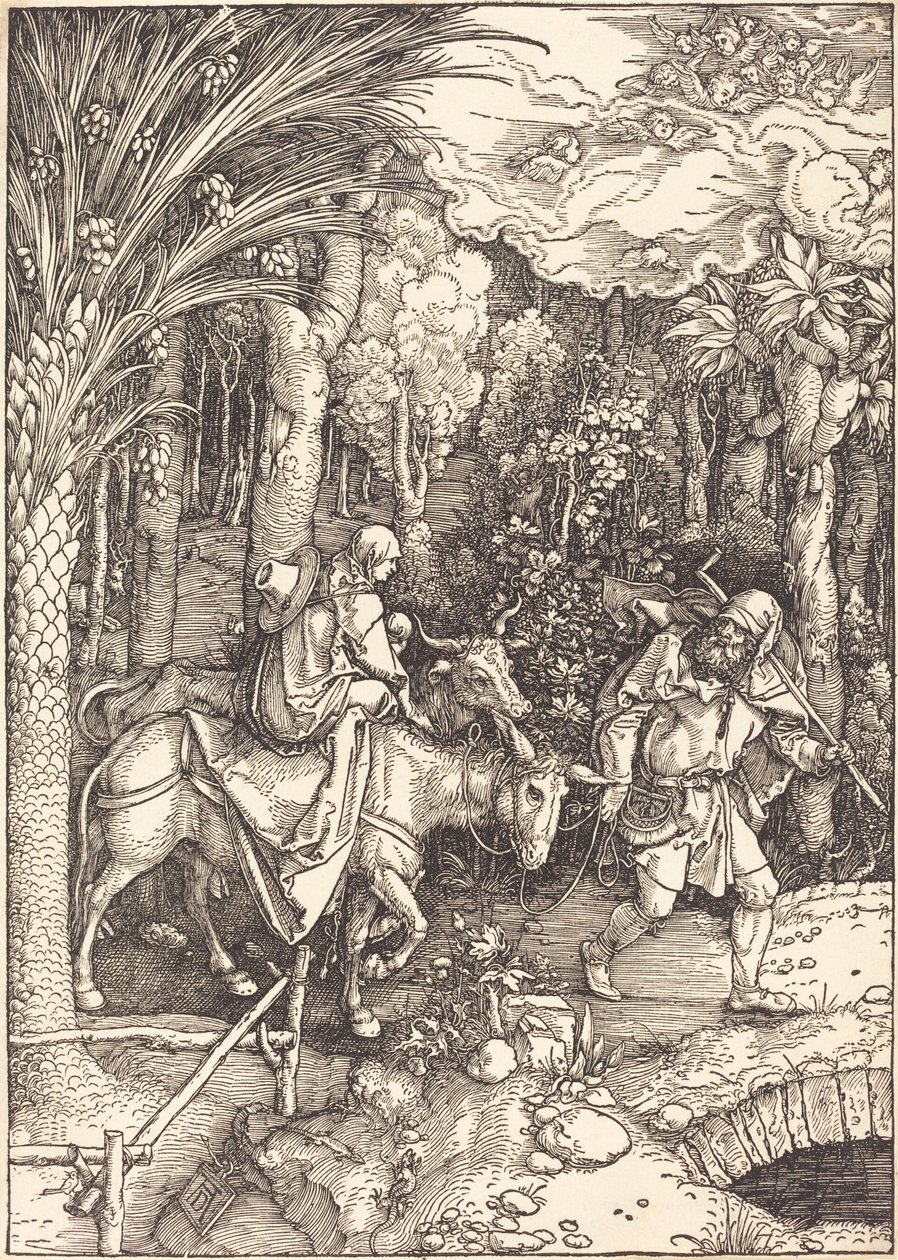 Flugten til Egypten af Albrecht Dürer
