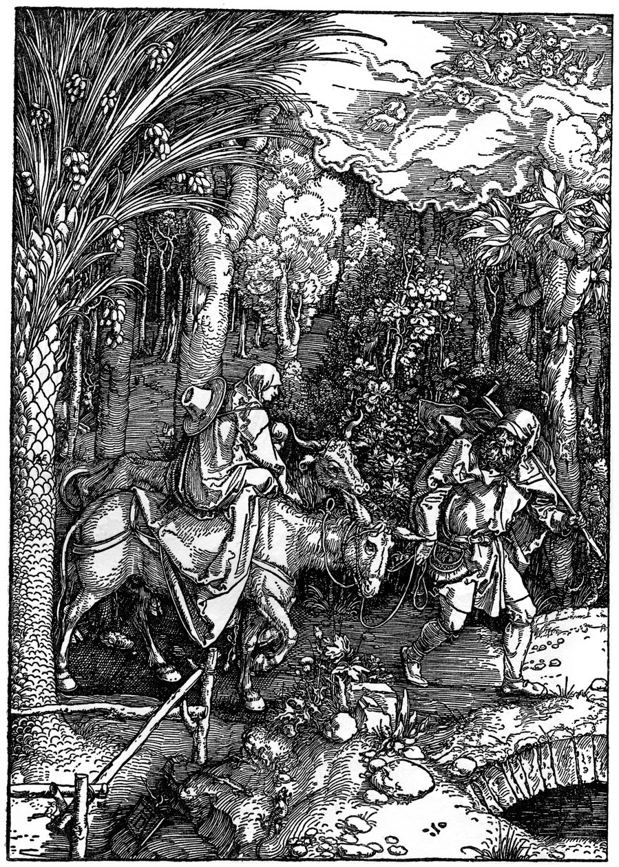 Flugten til Egypten, 1502-1505, 1936 af Albrecht Dürer