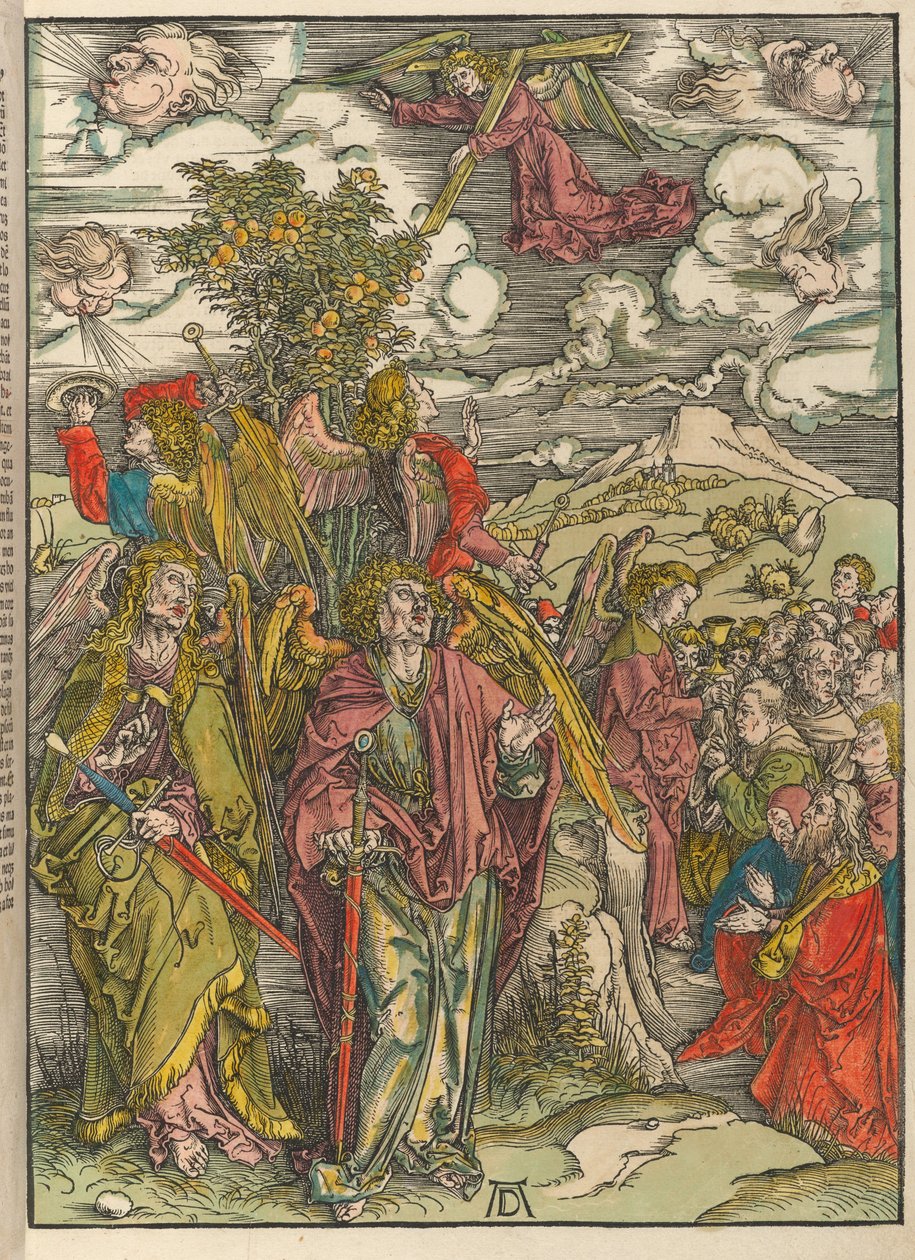 De fire engle, der holder vinden af Albrecht Dürer