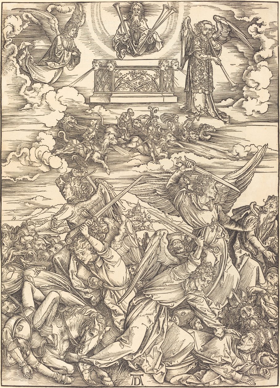 De fire hævnende engle af Albrecht Dürer