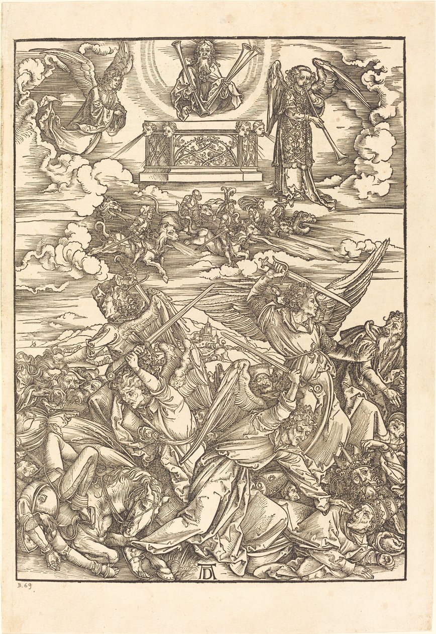 De fire hævnende engle af Albrecht Dürer