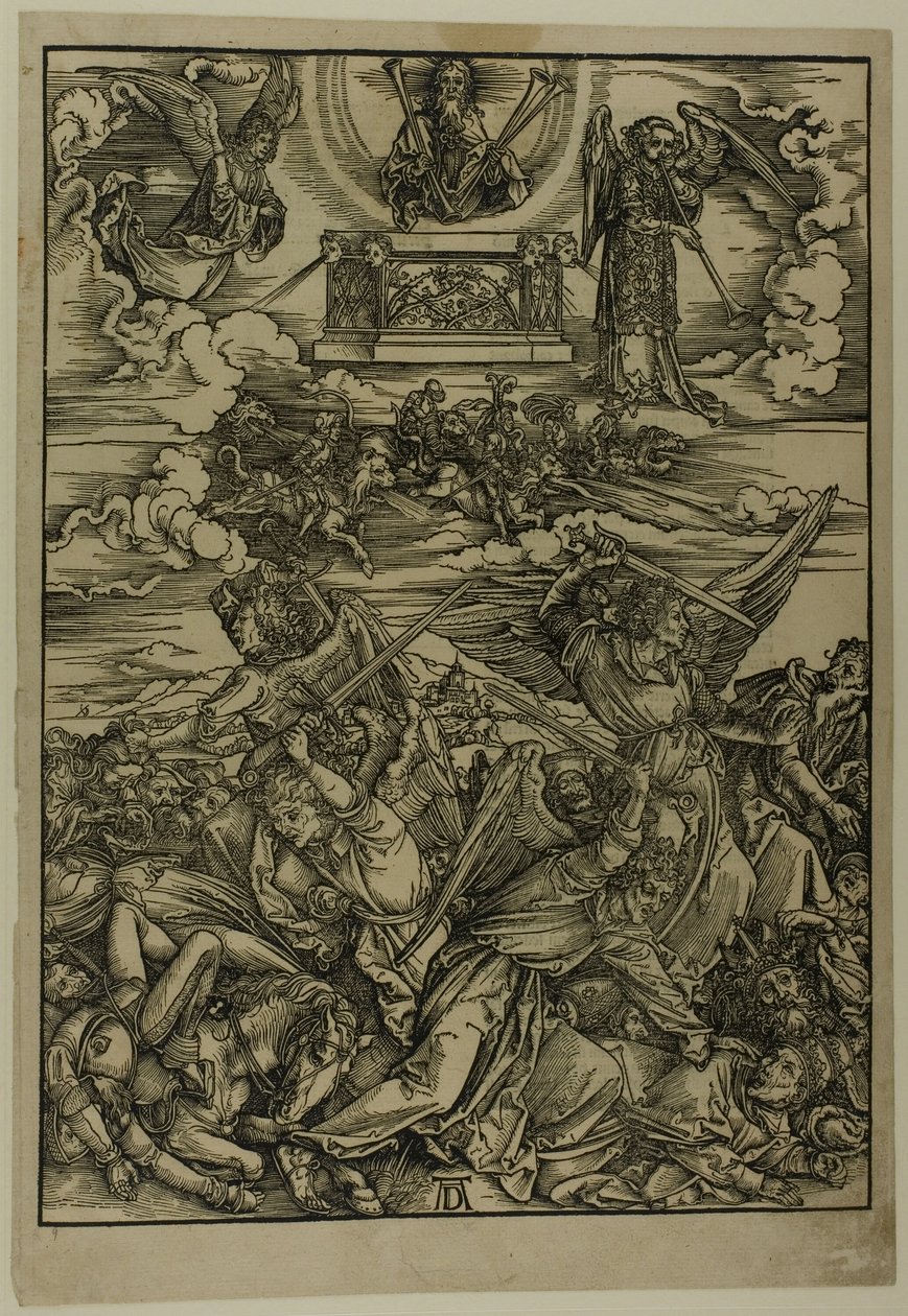 De fire hævnende engle fra Eufrat, fra Apokalypsen af Albrecht Dürer